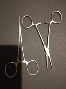  zabytkowe Kleszczyki chirurgiczne naczyniowe Pean szczypce wędkarskie 