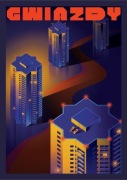 PLAKAT B1 Osiedle Gwiazdy, Katowice, 70cm x 100cm