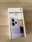 Smartfon Xiaomi Redmi Note 14 5G 8/256 GB Czarny Nowy Gwarancja 24 mc