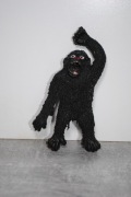 Gumowa figurka PRL bootleg King Kong goryl