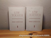 anna karenina. tom I i II - lew tołstoj. PIW 1960