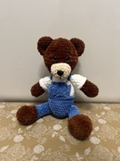 Miś wykonany na szydełku