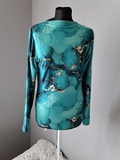 Zielona marmurkowa bluzka sweter L/40 by me