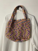 Kolorowa torebka mesh bag handmade | Mesh bag
