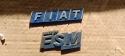 Emblematy FIAT / made by FSM fiat licence oryginalne KOMPLET cinqo