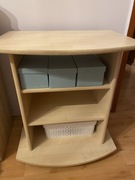 Regał szafka z półkami na kółkach 70cmx60cm