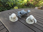 Figurki zwierząt do D&D - Owlbear (2), Giant Crab (1) (druk 3D - 12k, 32mm)