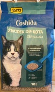 ŻWIREK BENTONITOWY ZBRYLAJĄCY DLA KOTA COSHIDA 10l