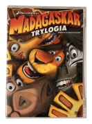 Madagaskar Trylogia DVD Bajki Dla Dzieci DreamWorks Dubbing Polski Komplet