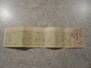 Totolotek Kupon z 1975 roku PRL