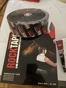 Taśma Kinezjologiczna RockTape 5m x 32m Czarna log tempu Rocktape 5cmx32m