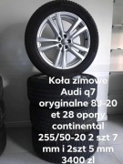 Koła zimowe Audi q7 8J-20 et 28 opony 255/50-20