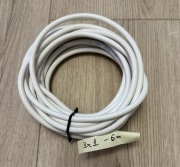 Kabel przewód elektryczny 3x1 mm2 - 6 m