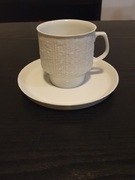 Biała filiżanka z spodkiem Arcta Thomas grupa Rosenthal 