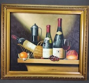 Piękny Duży Obraz Olejny na płótnie " Realistic 60x50cm