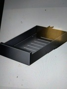 Szuflada teleskopowa wysuwana biała 25x43x7 cm 