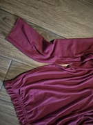 bluzka bordowa S bawełiana