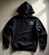 Męska Czarna Bluza M Hustler 777 Basic Right