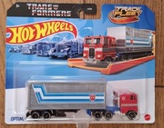 Hot Wheels Optimus Prime Transformers.