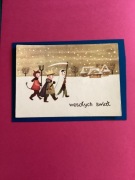 ELŻBIETA FIDO - POCZTÓWKA - „BOŻE NARODZENIE” - 1965 rok