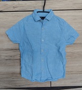 Koszula Next r. 6 lat niebieska Len NOWA