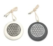 EAST-WEST Kamień szczęścia urodzeniowy z kwiatem życia ZESTAW