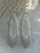 Kolczyki z japońskich koralików.