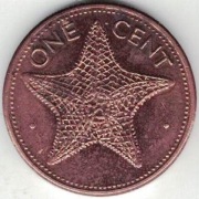 Bahamy 1 cent 1995 - 19 mm