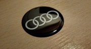 Emblemat logo znaczek Audi czarny