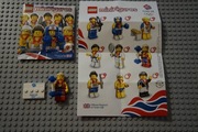 Lego 8909 Team GB minifigurka Londyn 2012- sztangista-Wondrous Weightlifter