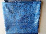 Kupon materiału na sukienkę boho szer 150 cm x dł 145 cm stare złoto miedź