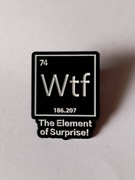 Metalowa przypinka pin broszka wpinka