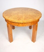  STÓŁ ART DECO, CZECZOTA, PO RENOWACJI, PIĘKNY, 115 cm, lata 30ste, 