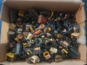 Elementy indukcyjne i kondensatory elektrolityczne  4kg sprawne