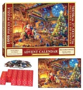 Kalendarz adwentowy puzzle 1008 elementów 24 dni odliczanie 