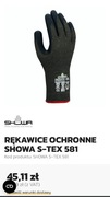 Rękawice rękawiczki SHOWA S-TEX 581 PAKOWANE PO 5 PAR rozmiar M lub L.