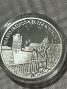 "39" Moneta 20 ZŁ 2007 MIASTO ŚREDNIOWIECZNE W TORUNIU