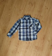 Koszula w kratę kratka Palomino 122 niebieska granatowa