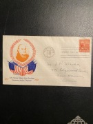 USA 1938 FDC Scott 811 John Quincy Adams. Seria Prezydencka 