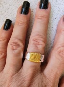 Pierścionek ze stali szlachetnej. Obrączka. NOWY!