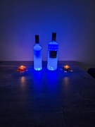 Świecące naklejki Led pod butelki szklanki itd.