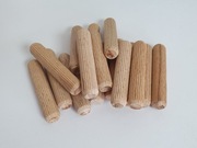 Kołki drewniane meblowe montażowe 10x50 mm, 10szt.