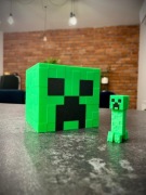 Organizer w kształcie głowy Creepera z Minecrafta + figurka Creepera GRATIS
