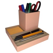 Organizer biurkowy modułowy magnetyczny - zestaw STANDARD | kolor łososiowy