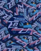 Naszywka termo haftowana F1 Alex Albon kask