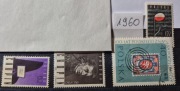 Znaczki pocztowe 1960 kasowane Poczta Polska