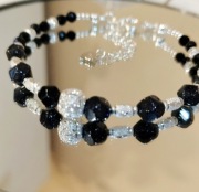 Bransoletka ze srebra S925 z naturalnym piaskowcem 