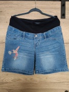 Bonprix Szorty Ciążowe Spodenki Jeans Haft R. 44