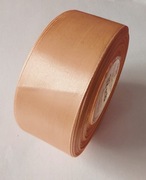 Wstążki wstążka tasiemka atłasowa satynowa AKSA 38 mm łososiowa