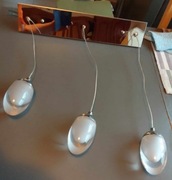 Lampa wisząca 3 x LED DRIVER 18W Chrom INOX 